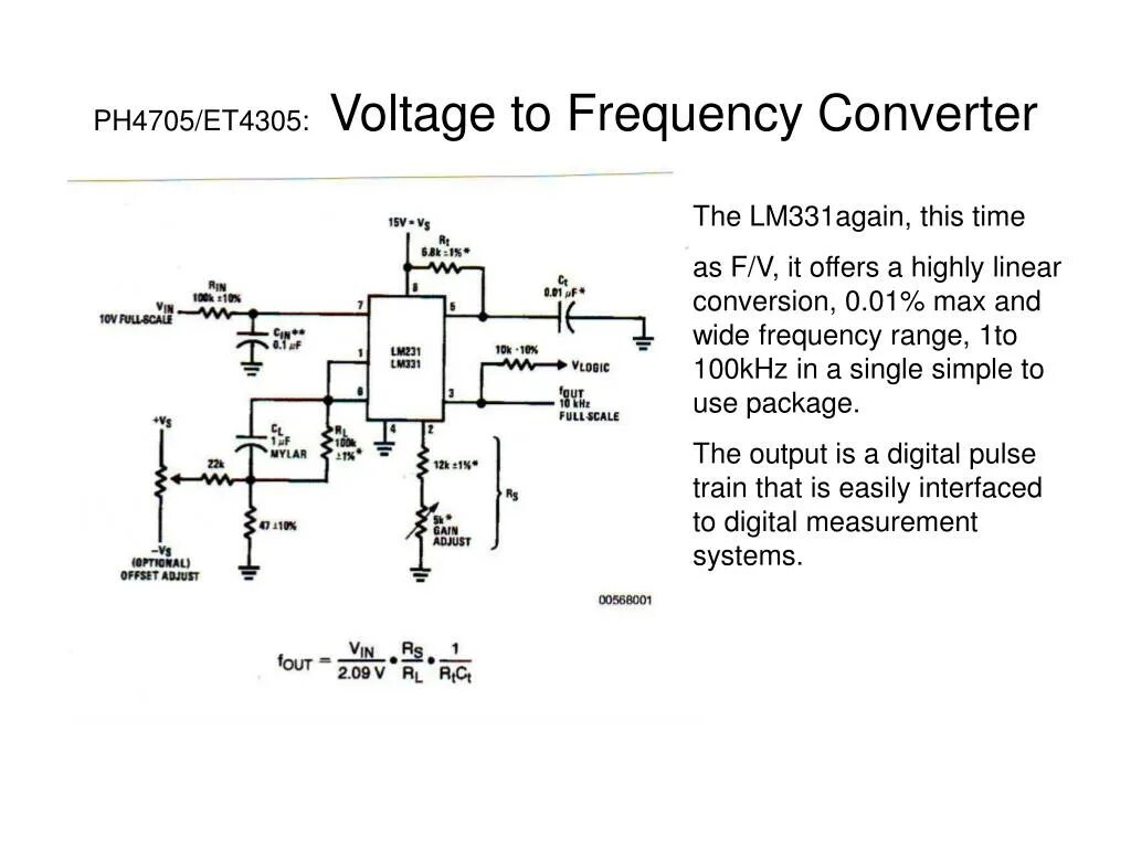 Frequency converter. Преобразователь частоты в напряжение схема на lm331. Преобразователь частота напряжение lm331. Lm331. Преобразователь частоты в напряжение на микросхеме lm331.