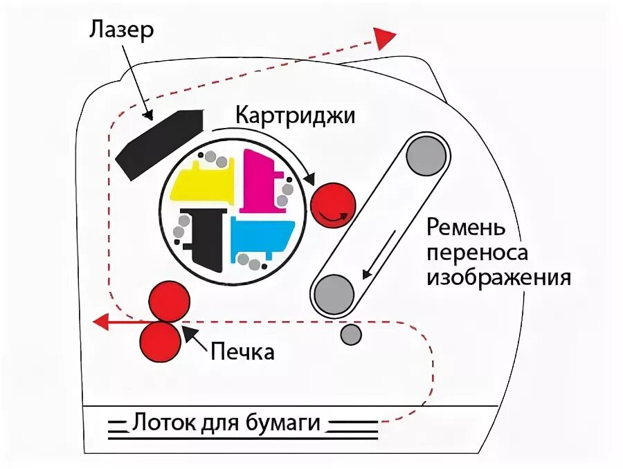 Как печатает лазерный. Принцип действия лазерного принтера. Принцип работы цветного принтера. Принцип работы цветного лазерного принтера. Принцип работы лазерного принтера схема.