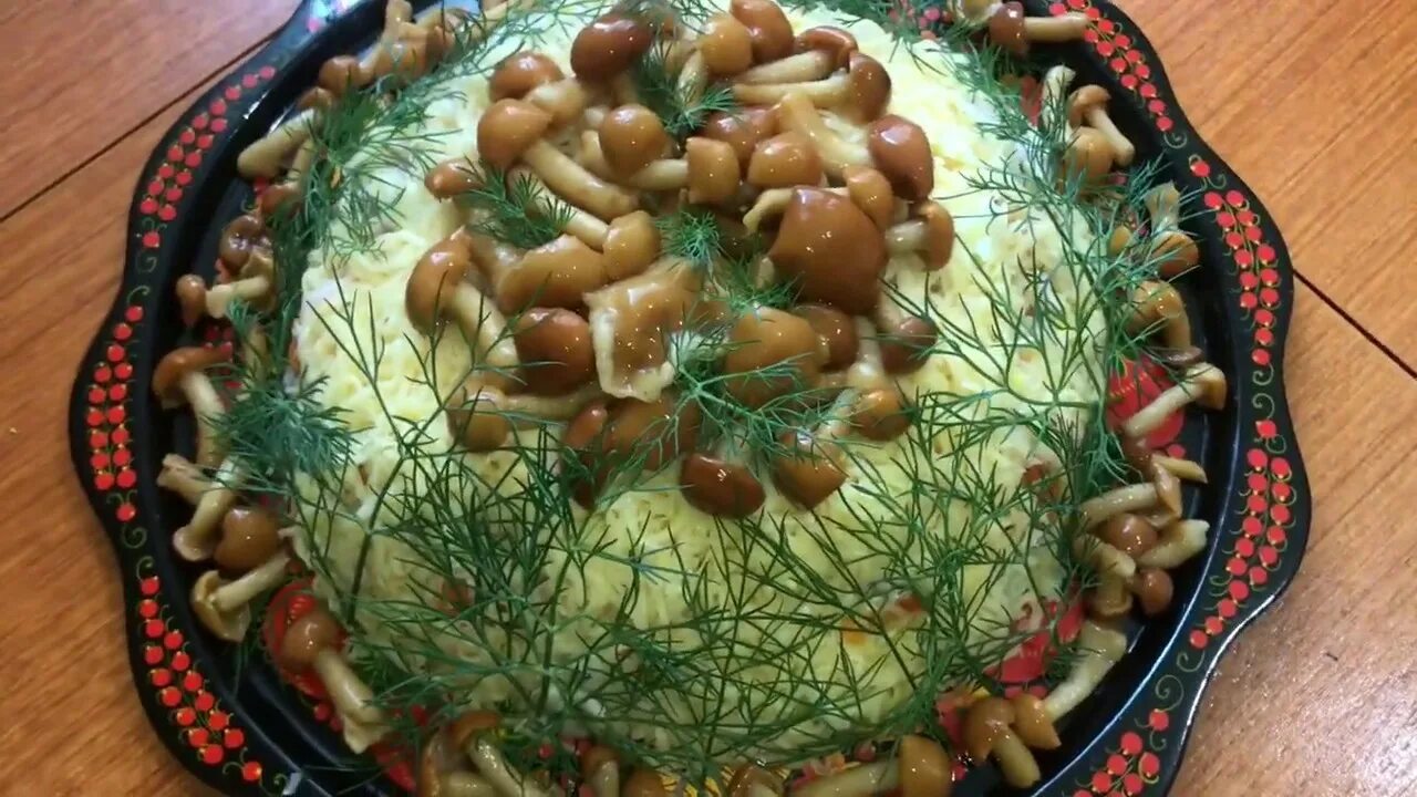 Курица с маслятами. Курица с маслятами