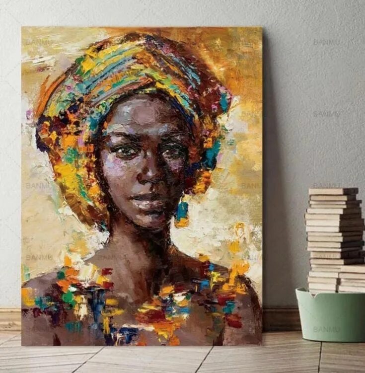 Африкан леди картины. Африканка картина. Портрет африканки. Негритянка живопись. Картина негритянка