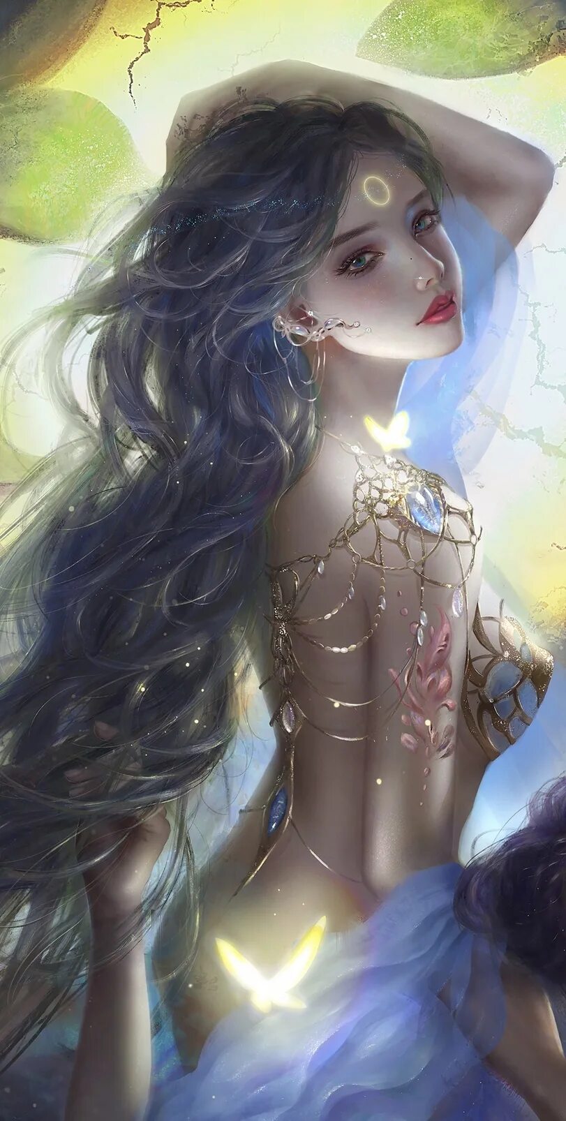 Legend of the cryptids девушки магия. Жозефина дюколле. Провидец фэнтези. Оракул барышень. Чаепитие арты.