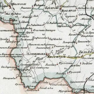 Старые карты белгородской