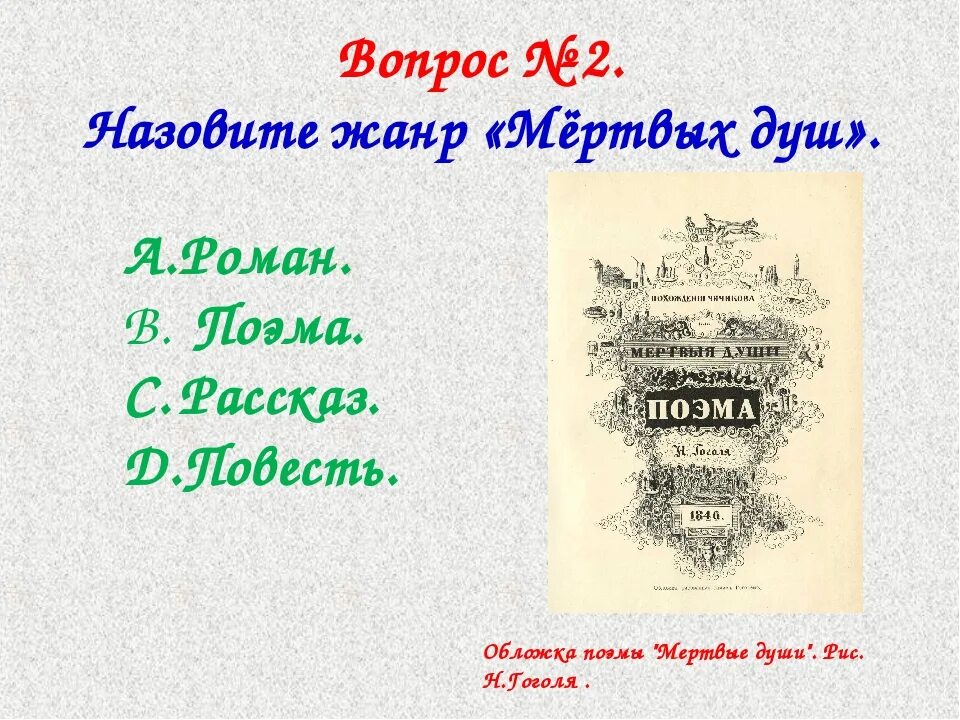 Тест по мертвым душам. Вопросы по поэме мертвые души с ответами.