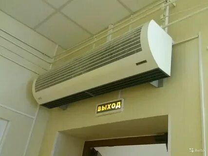Тепловые завесы над дверью