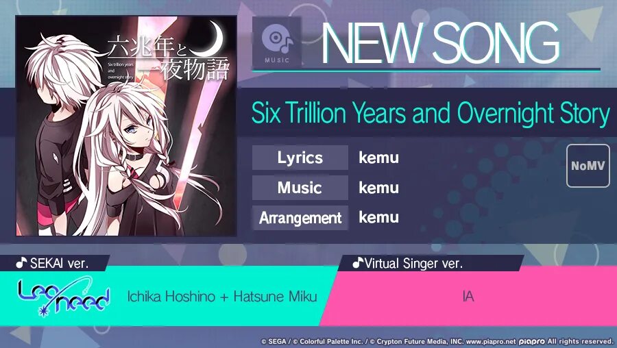 Six trillion years and overnight story. Six trillion years and overnight story новелла. Six trillion years and overnight story Hatsune Miku.