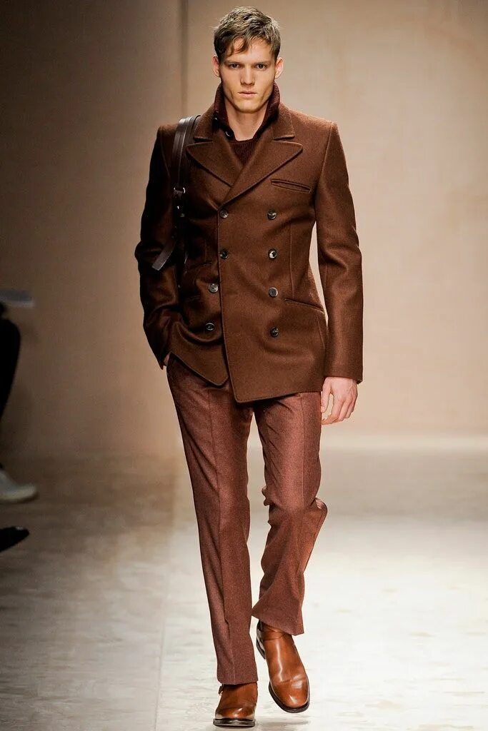 Stylish Men's Fashion: Hitting the Streets in Brown