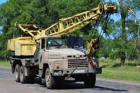 Автокран краз