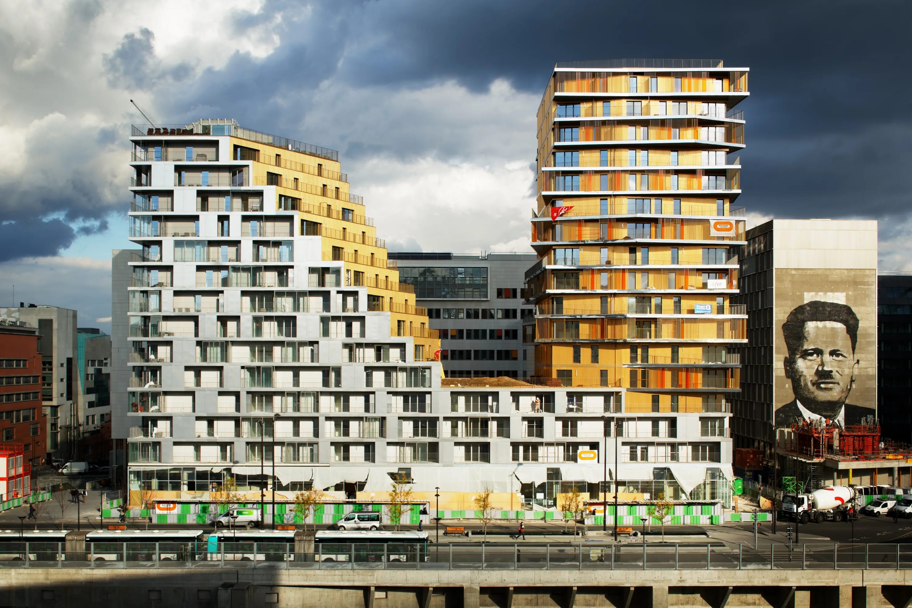 Архи большой. Жилой дом в париже hamonic masson. жилой комплекс home © hamonic + masson &amp; associés, comte vollenweider. hamonic masson архитектор. эмиль айо жилой комплекс во франции.