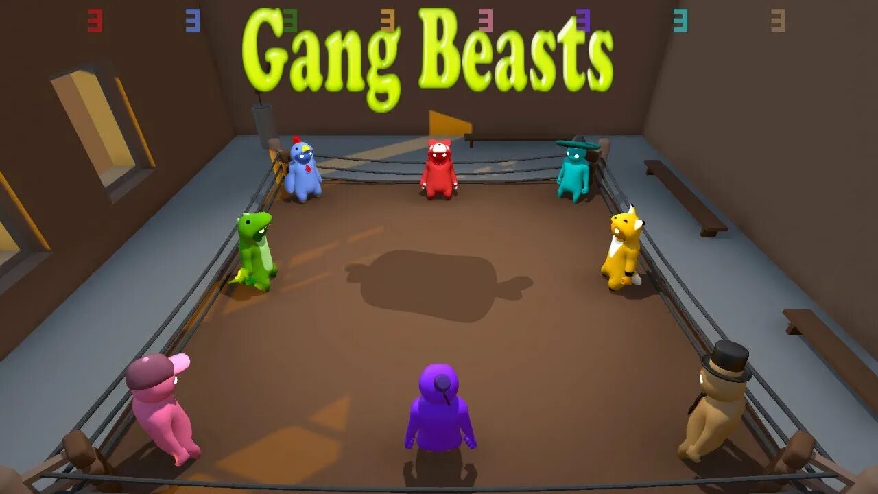 Ганг битс. Ганг Бист игра. Gang Beasts ps5. Игра gang Beasts на ps4. Один маленький и больше игра