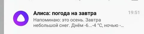 Алиса какая будет погода вечером
