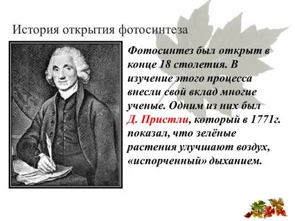 Исследования фотосинтеза
