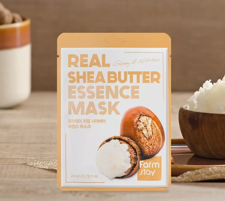 Farm stay real Shea Butter Essence Mask. Маска real Shea Butter Essence. Farmstay real Shea Butter Essence Mask тканевая маска для лица с маслом ши. Тканевые маски фарм стай Rael Sheabutter Essence. Маска real shea