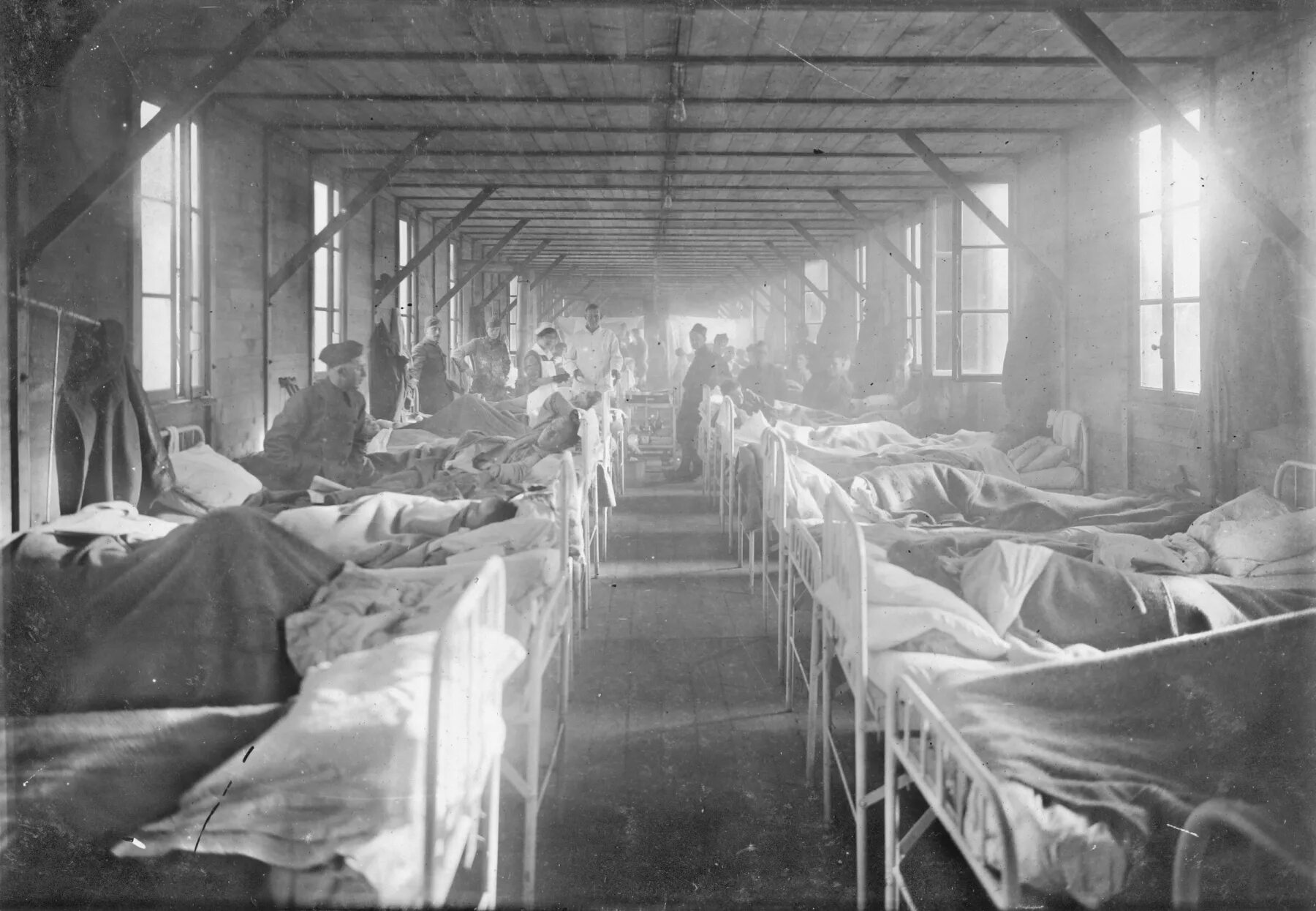 Госпиталь в блокадном Ленинграде.