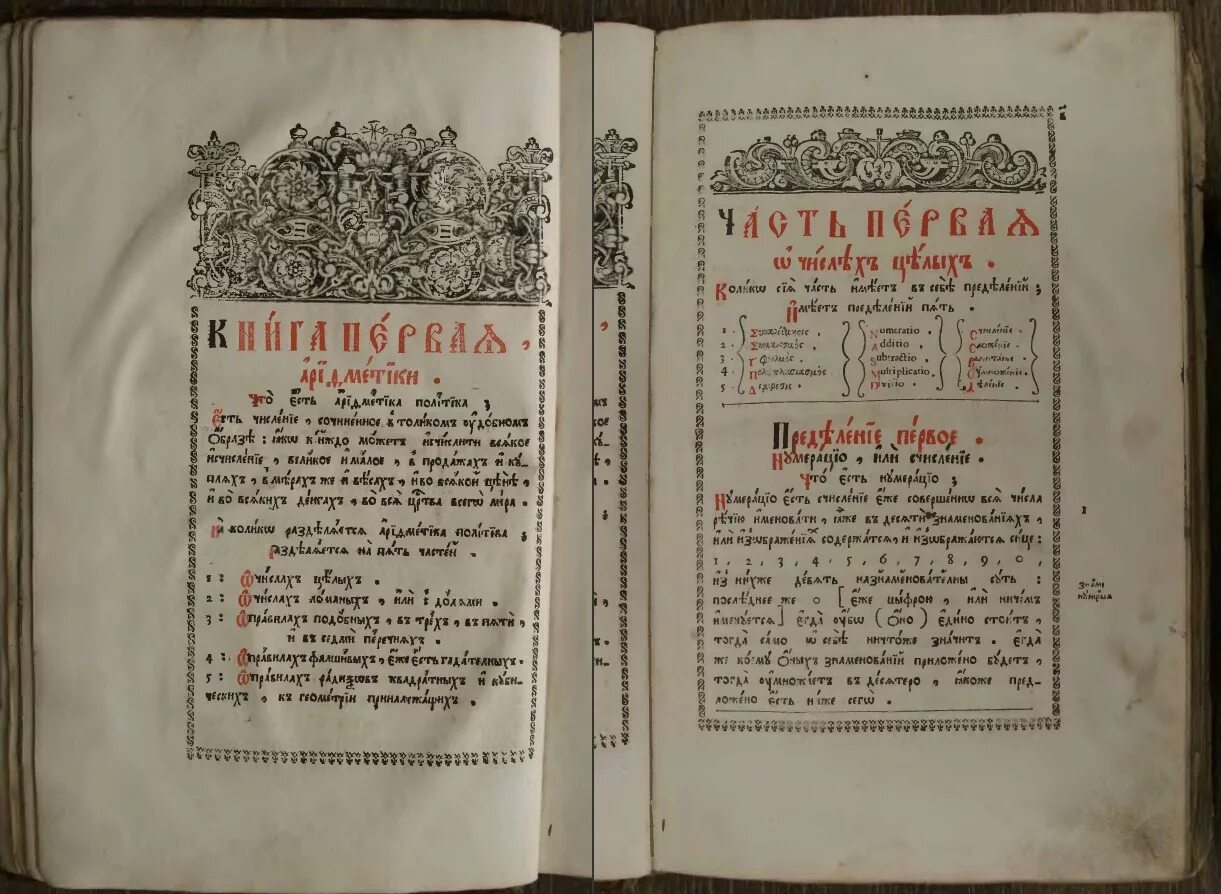 Арифметика Леонтия Магницкого 1703. «Арифметика» л.ф. Магницкого (1703). Книга арифметика Леонтия Магницкого.