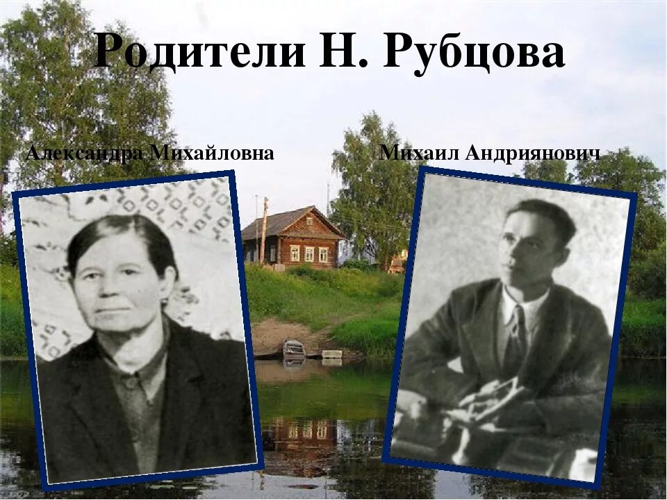 Страницы жизни и творчества н рубцова. Родители поэта Николая Рубцова.