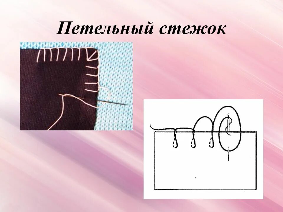 Петельные стежки. Петельные стежки. Шов петельный стежок. Петельный шов 3 класс технология. Петельный обметочный шов.