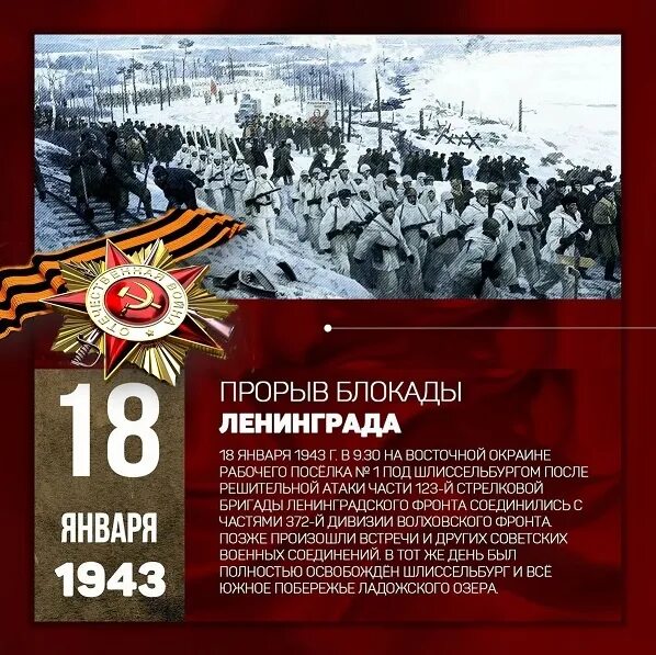 День прорыва блокады января