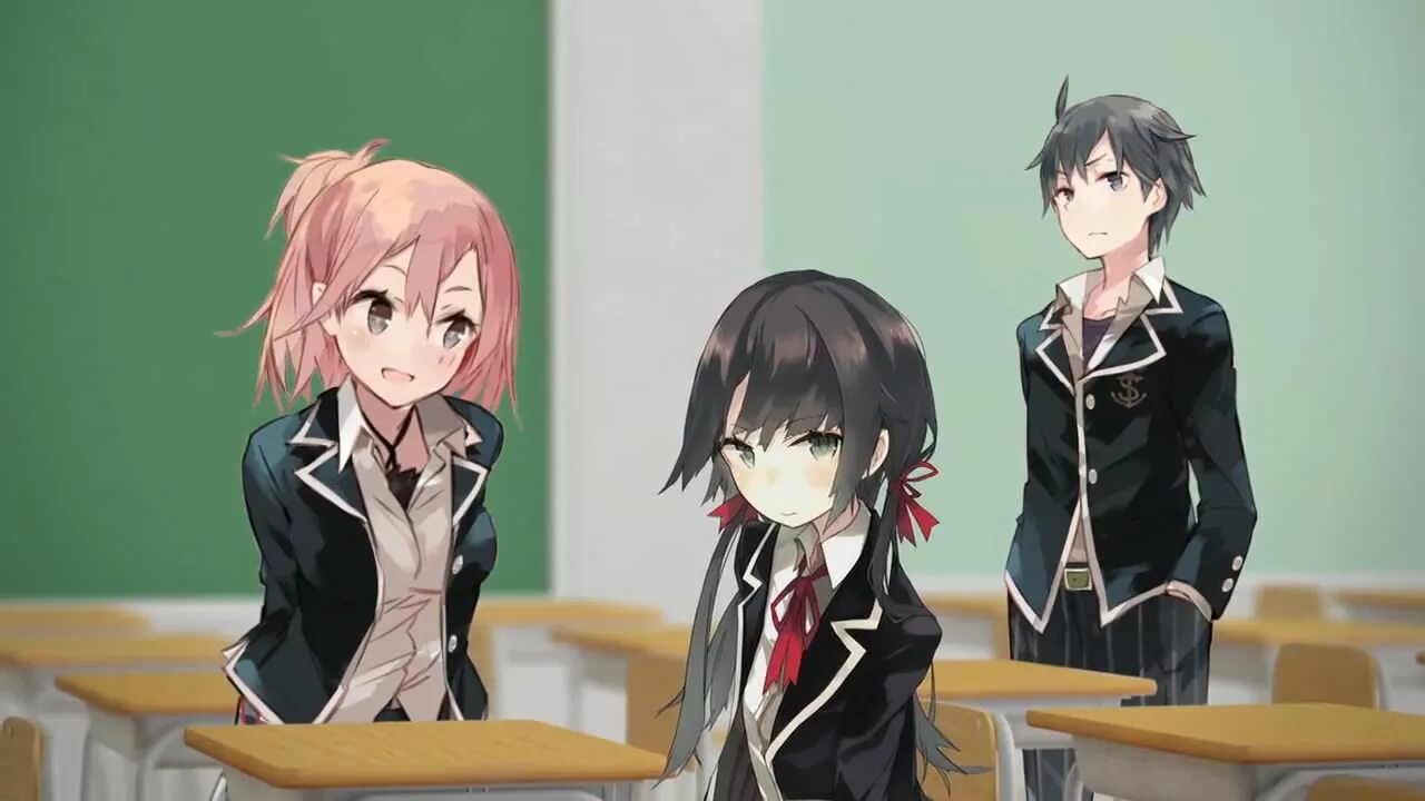 Как я ожидал моя школьная жизнь. Oregairu Ova. Розовая пора моей школьной жизни сплошной обман.