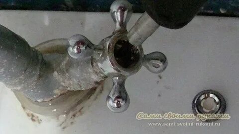 Как снять барашек с кран буксы