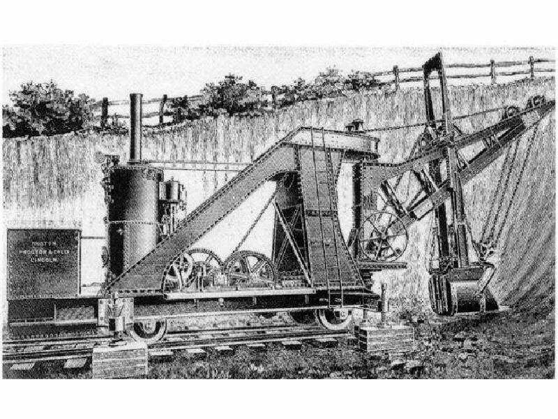 Первая строительная техника. Паровые экскаваторы 19 века. Паровой экскаватор Путиловец. Паровой экскаватор 1840. Паровая землечерпалка 19 век.