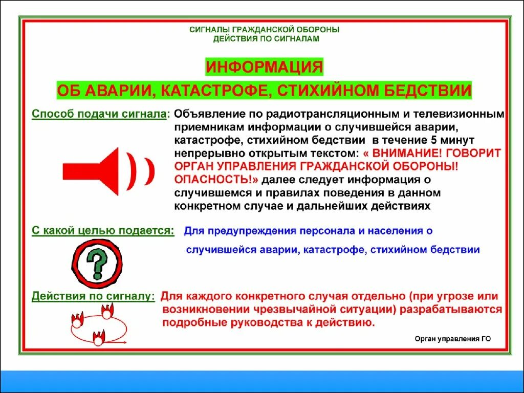 В случае оповещения об аварии. Сигнал внимание всем порядок подачи и действия работников. Действия населения при получении сигналов гражданской обороны. Оповещение населения о чрезвычайных ситуациях сигнал внимание всем. Действия работников организации по сигналу внимание всем.