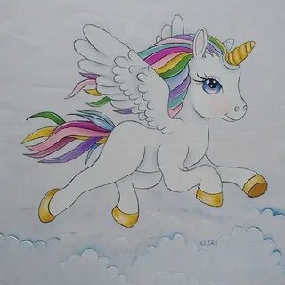 Нарисовать единорога для детей