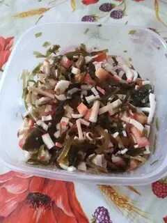 Салат из морской капусты без майонеза