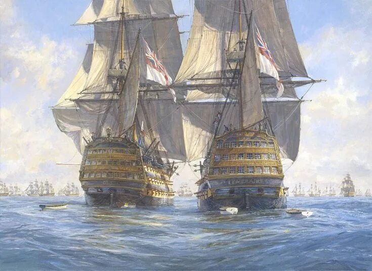 Корабль линкор 18 века. Трафальгарское сражение HMS Victory. Трафальгарское сражение 1805 Нельсон. Буцентавр французский линейный корабль. Флот на английском