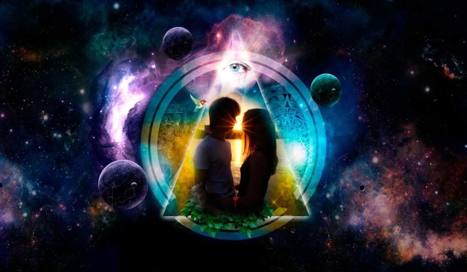 Карма пары. Мужчина и женщина космос. Космос любовь. Влюбленные в космосе. Вселенная и любовь.