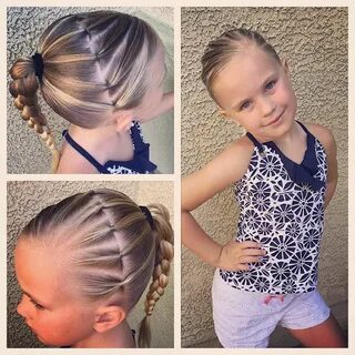 прическа для девочки на жидкие волосы