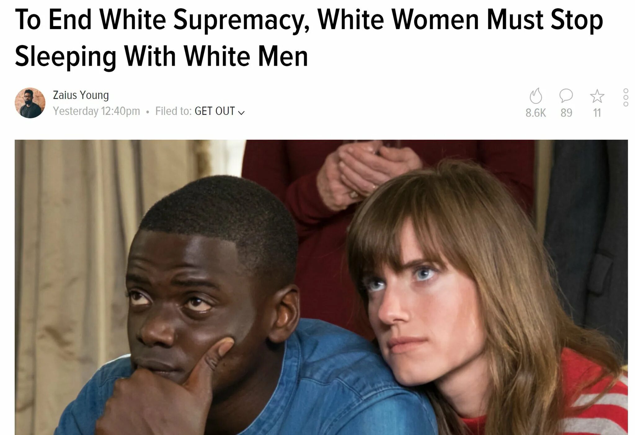 You must stop. White Supremacy. White superiority. White Genocide Supremacy. Black Supremacy White girl.