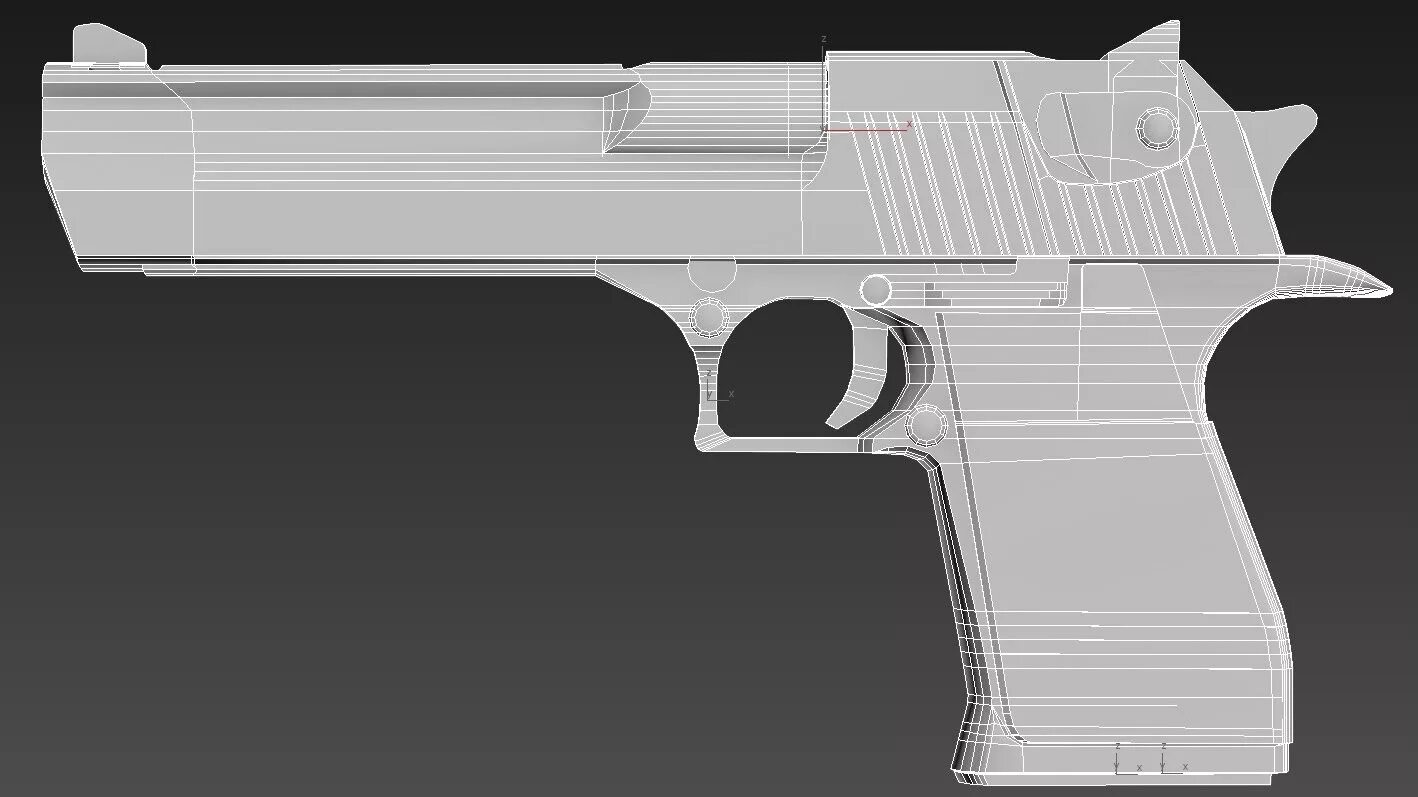 Дигл 2. UV развертка Desert Eagle. Чертёж пистолета Desert Eagle.