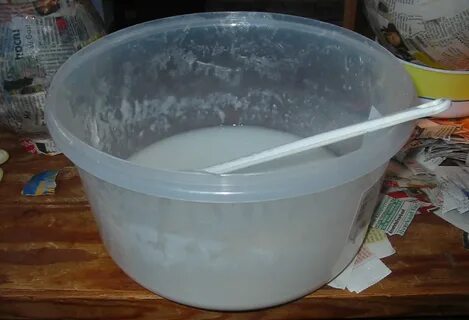 Клейкая масса из крахмала 8