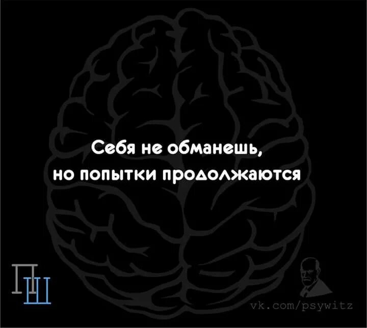 Обмануть другими словами. Себя не обманешь но попытки продолжаются. Обман себя. Психологи шутят. Себя не обманешь цитаты.