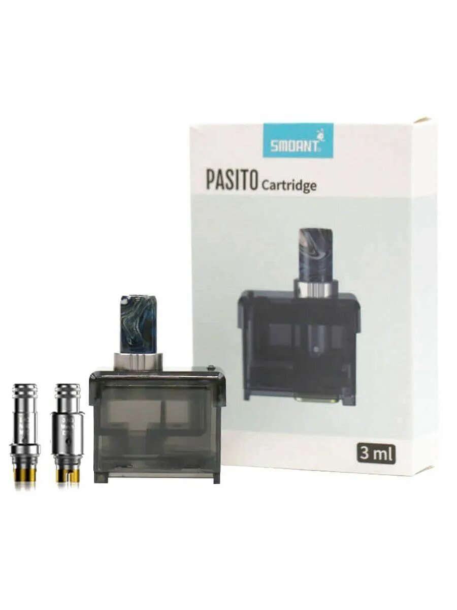 Картридж Smoant Pasito 2. Картридж + 2 испарителя для Smoant Pasito pod. Картридж на пасито 1 с испарителем. Картридж+2 испарителя Smoant Pasito pod 3ml.