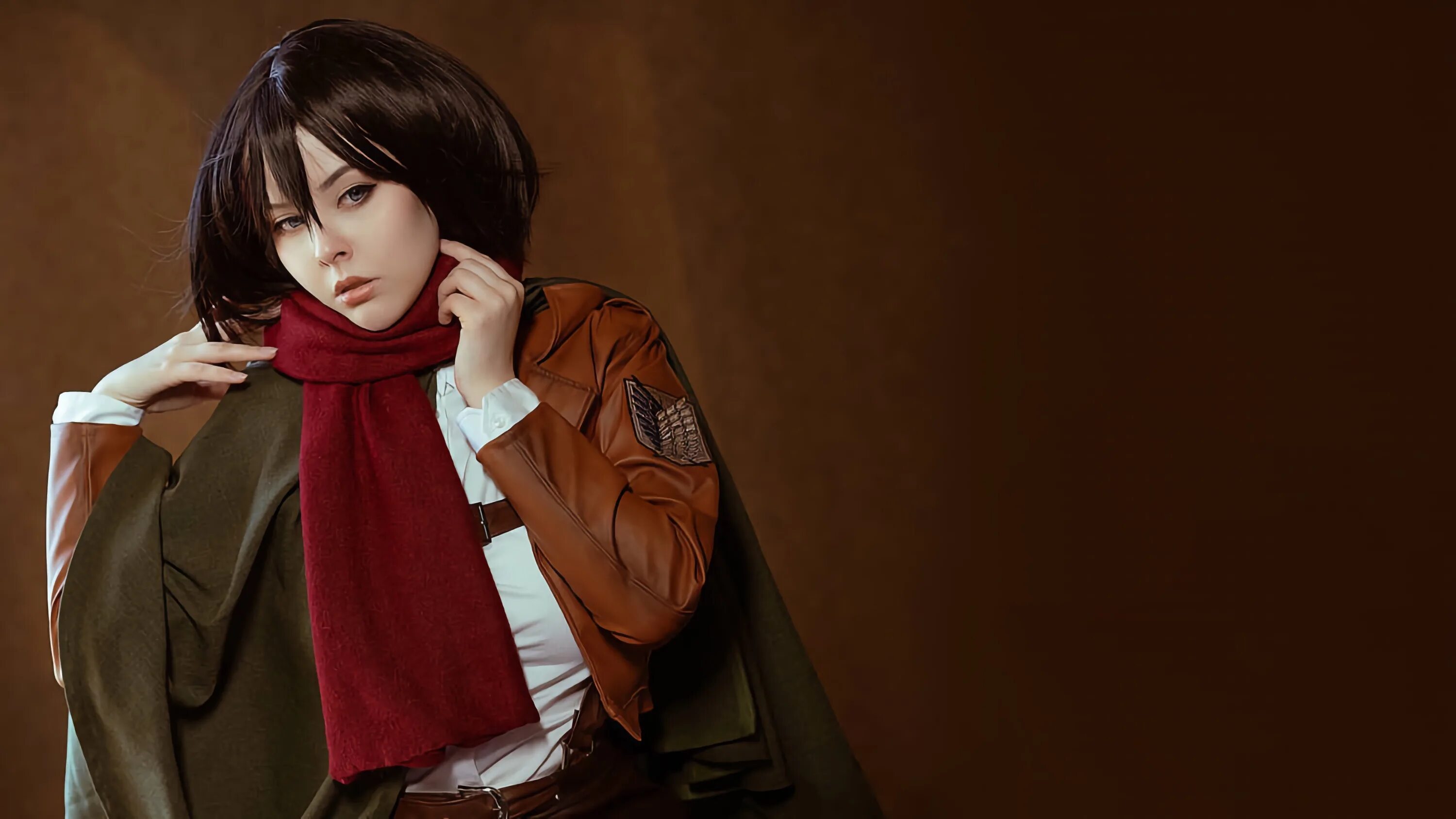 Дисхармоника косплей Микаса. Mikasa Rino Cosplay. Микаса Рено косплей.