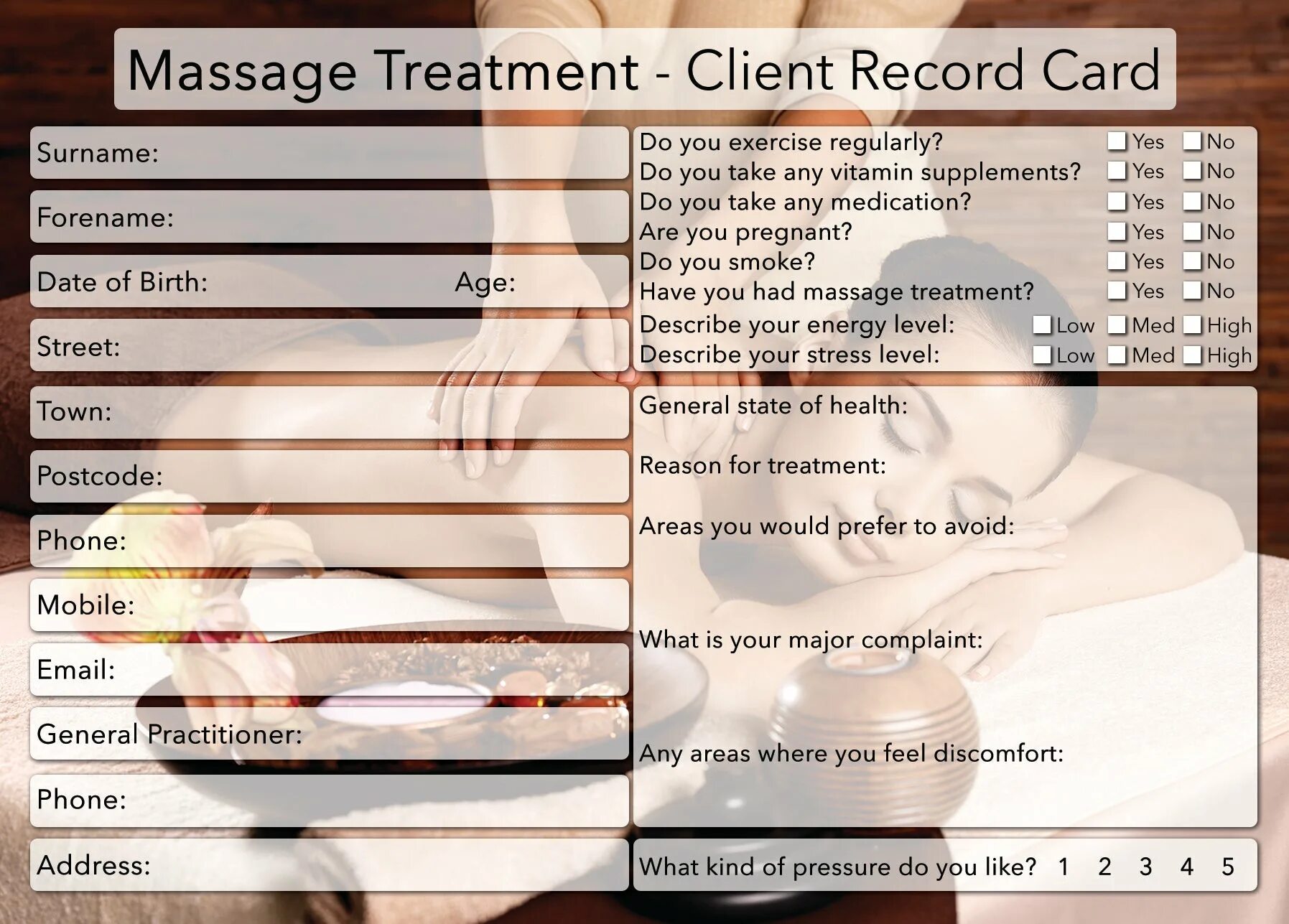 Client card
