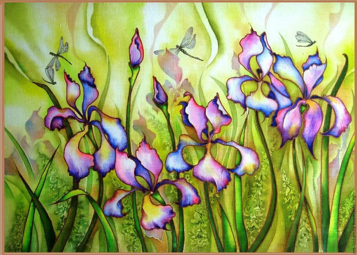 Мортимер художник батик роспись. Батик холодный батик горячий батик. Людмила варийчук батик. Пионы горячий батик. Ирис батик.