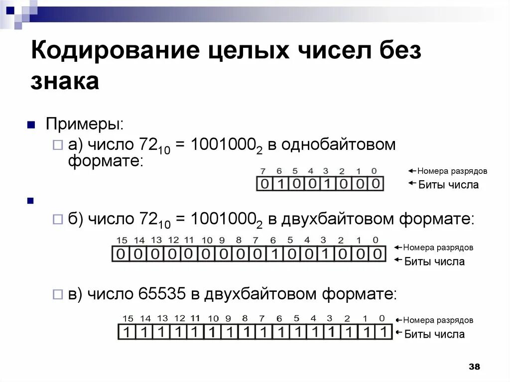 Закодируйте число 0. Двоичные числа без знака. Кодирование целых чисел. Кодирование чисел со знаком и без знака. Двоичная кодировка чисел.