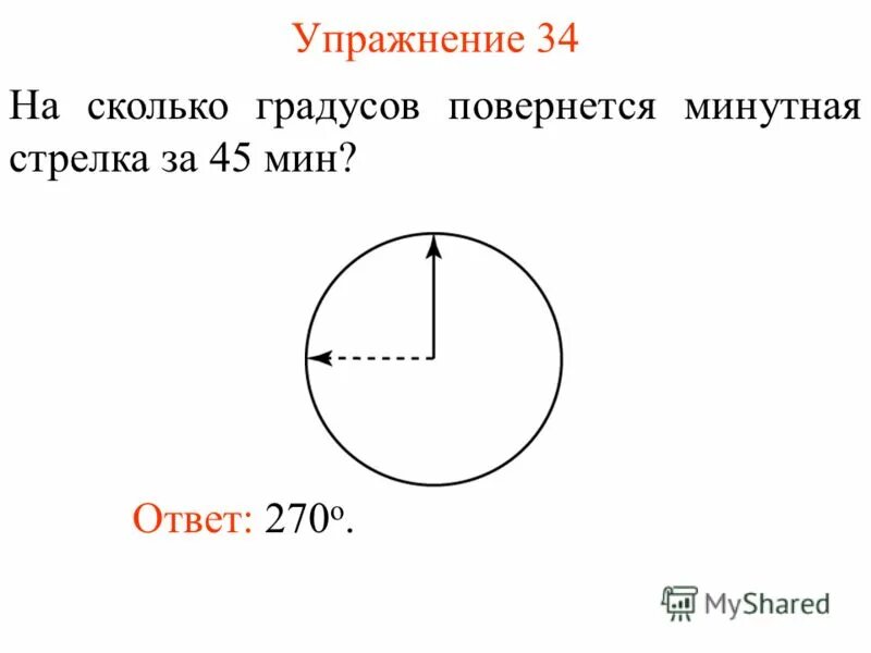 5 это сколько градусов