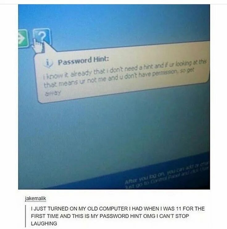 Password hint