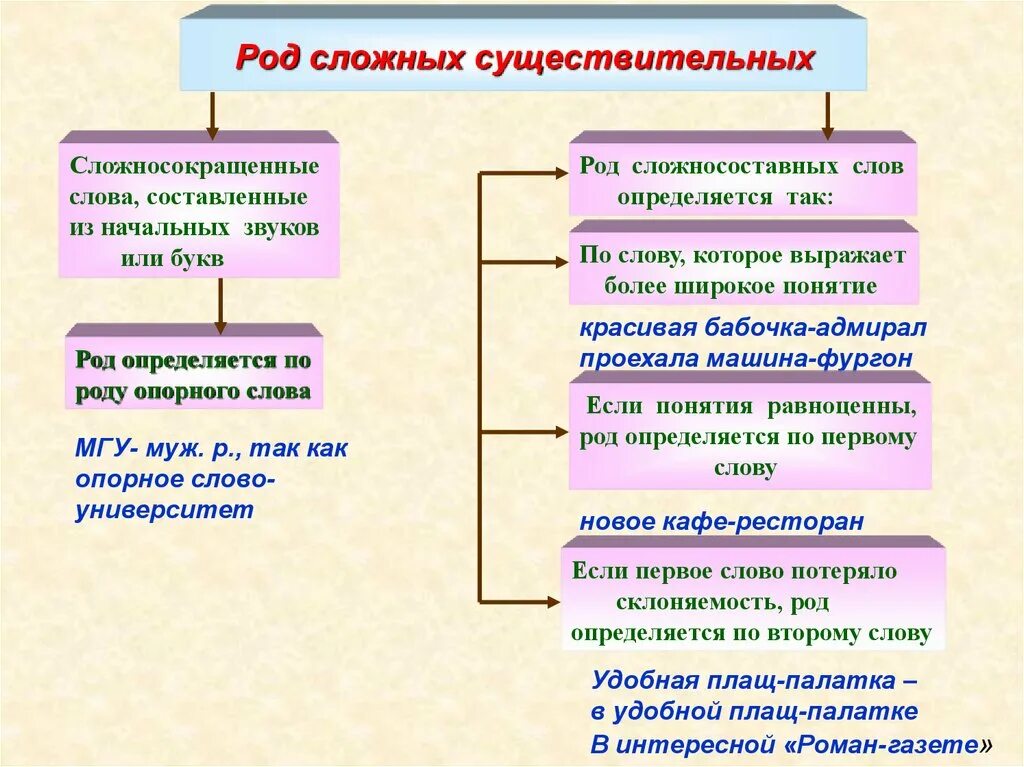 Род слова информации. Род сложных имен существительных. род сложных слов. род составных слов. определите род сложных существительных.
