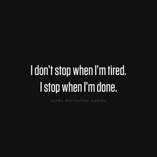 Did i was tired