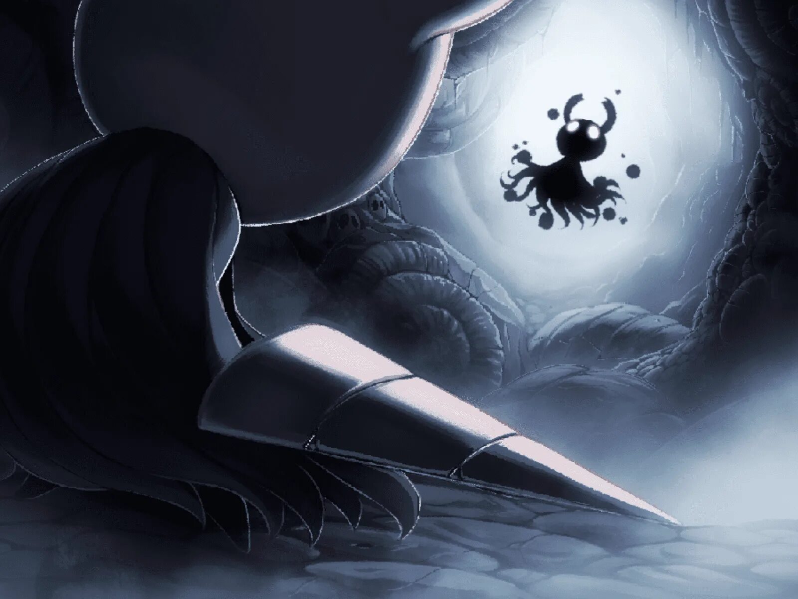 Hollow knight что делать. Холло Найт. Hollow Knight игра. Первый полый рыцарь Hollow Knight. Гримм Hollow Knight.