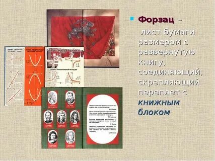 Двойной лист бумаги соединяющий книжные листы