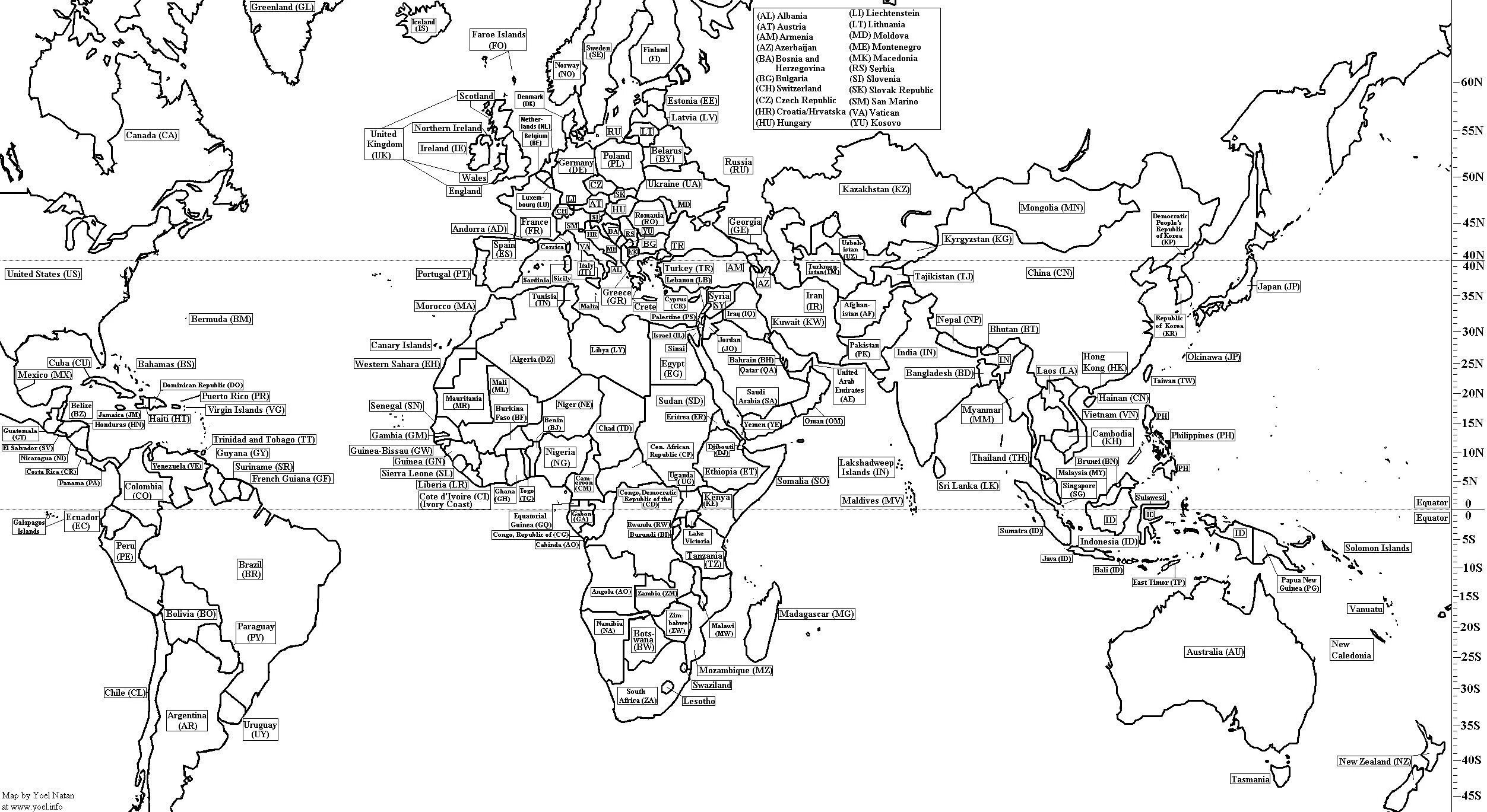 World Map Coloring Page - Download & Print Online Coloring Pages for Free Color 