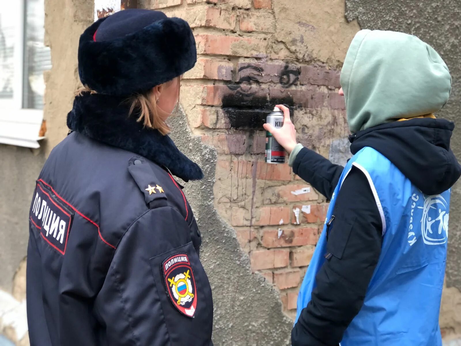 Добровольцы полиции