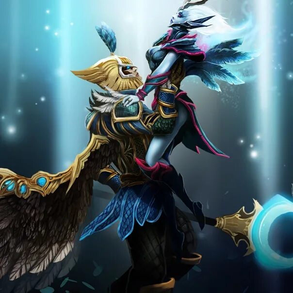 Аркана на венгу дота 2. Skywrath Mage Dota 2. Дота 2 Skywrath Mage арт. Skywrath Mage и Vengeful Spirit. СКАЙМАГ И Венга.