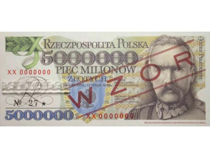 Польский злотый банкноты. 1 Миллион польских злотых. 1000000 Злотых купюра. 5000000 Злотых 1995.