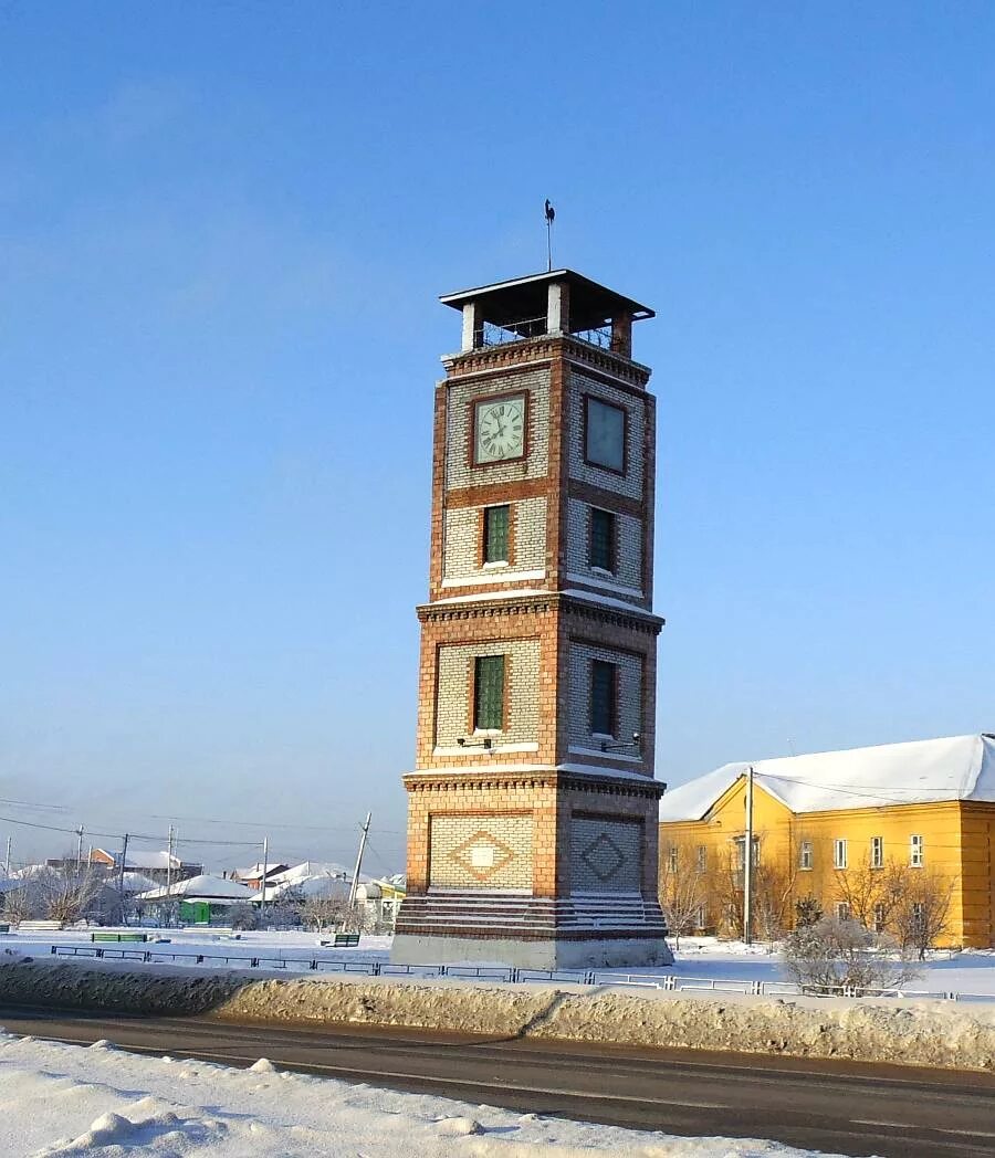 Погода в татарске новосибирской области. Татарск Новосибирская область. Башня с часами в городе Татарске. Часовые башни Татарск. Башня с часами села Татарск.